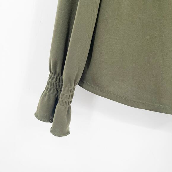 STUDIO C Y2K Vintage Long Sleeve Cinched Wrist Blouse - Picture 2 of 6